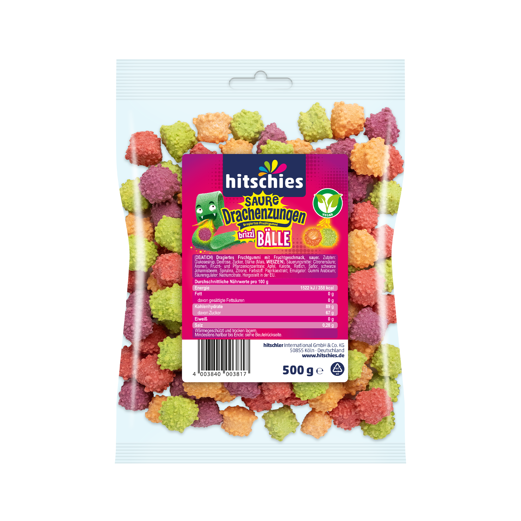 Sour dragon tongues brizzl balls