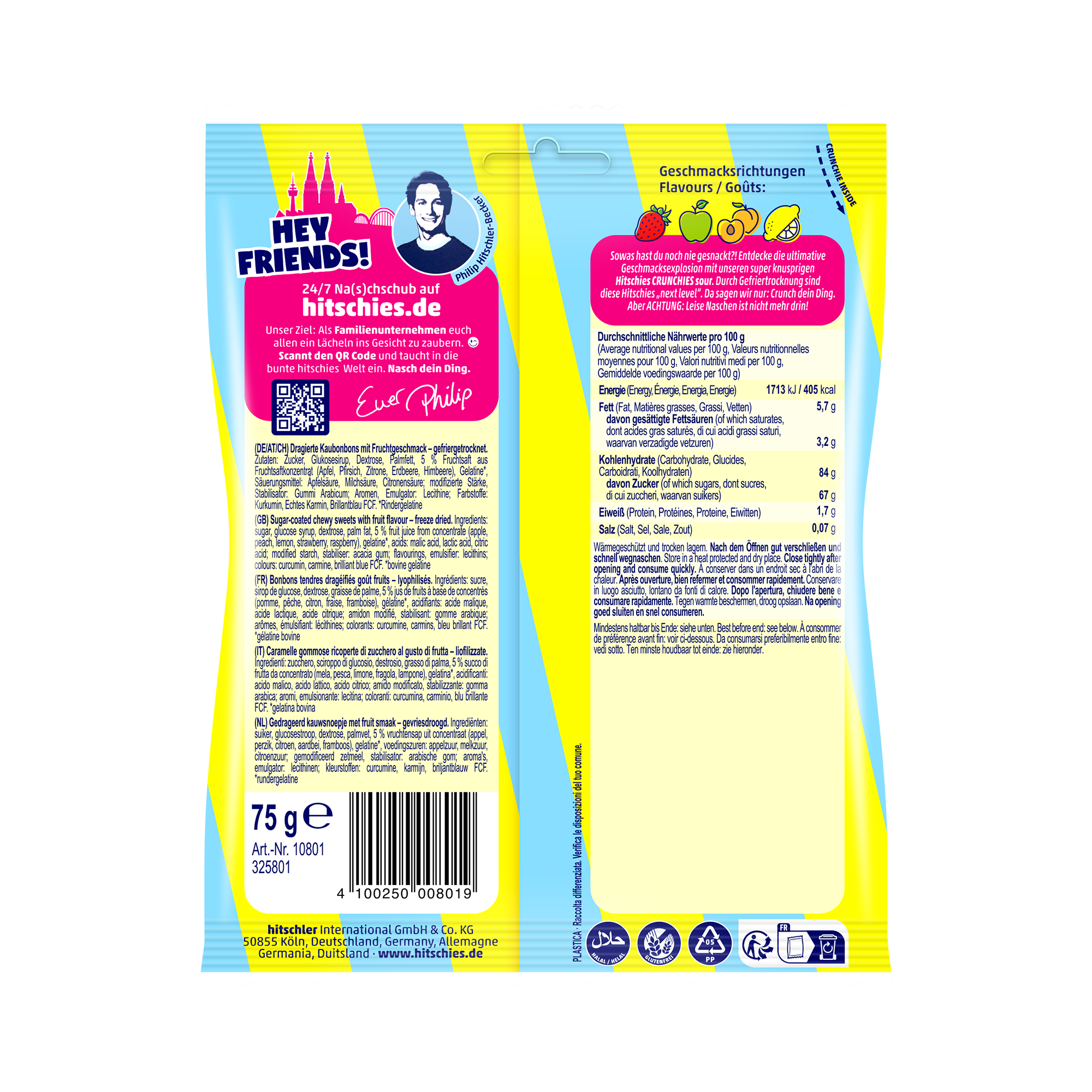 HITSCHIES Crunchies Sour Mix  