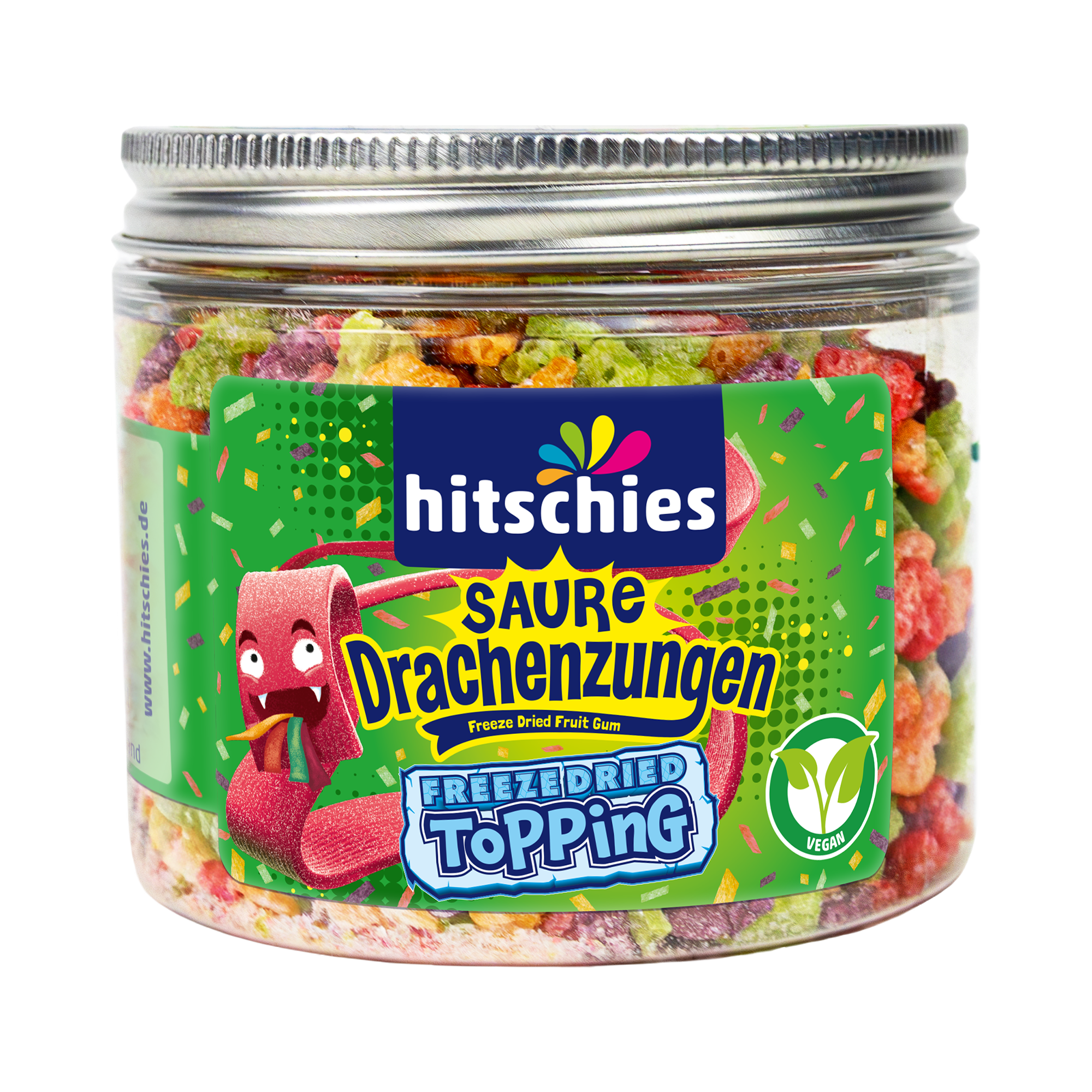 Sour Dragon Tongues Freeze Dried Topping 