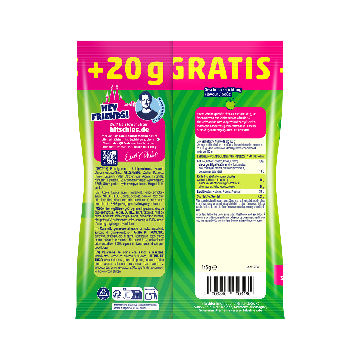 Schnüre Apfel Overfill