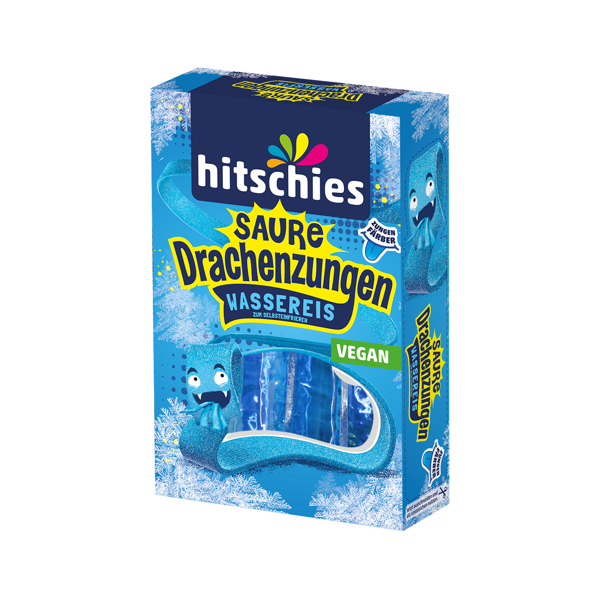 Saure Drachenzungen Wassereis Blau