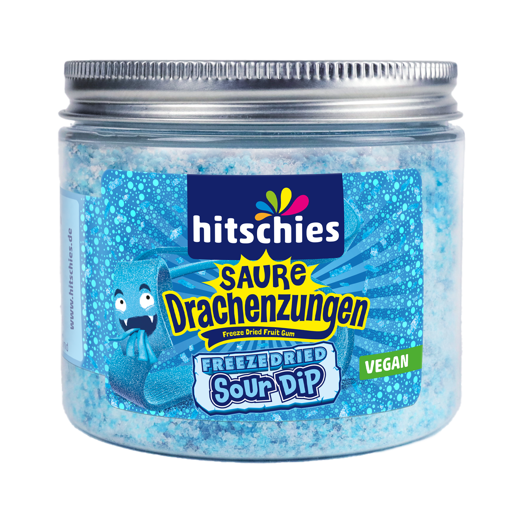 Saure Drachenzungen Freeze Dried Sour Dip Blau