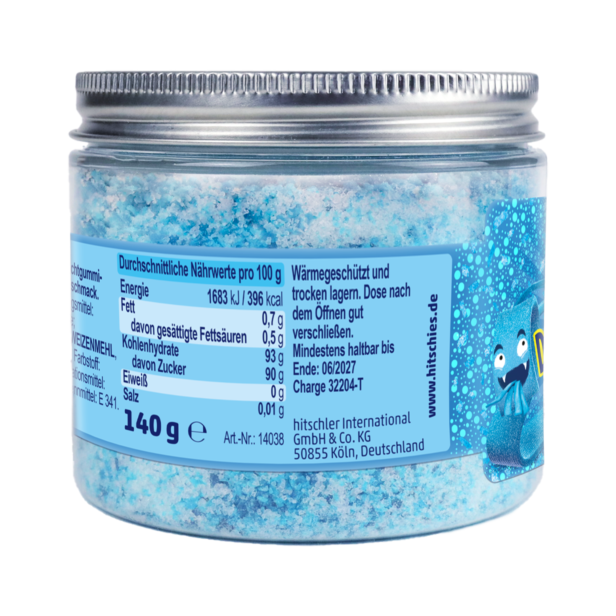 Saure Drachenzungen Freeze Dried Sour Dip Blau