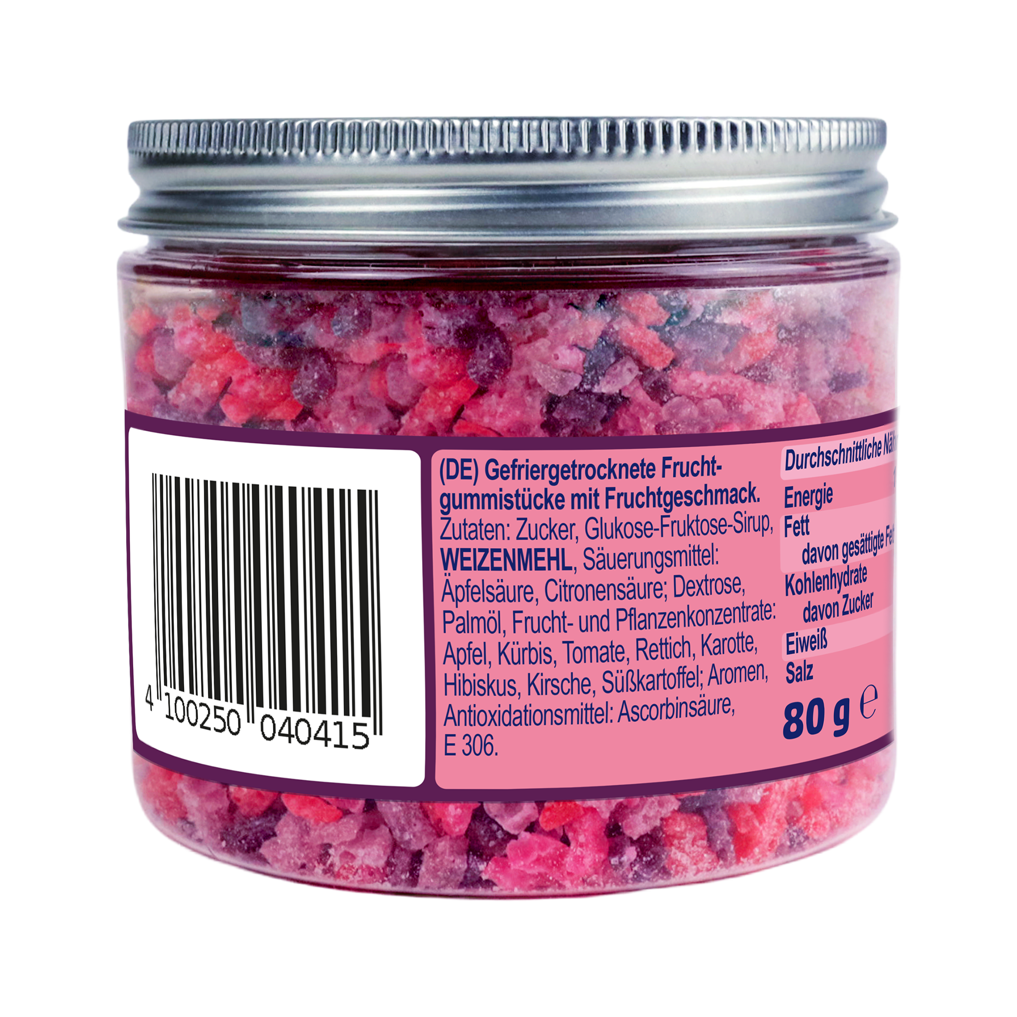 Saure Drachenzungen Freeze Dried Topping Berry  Mix