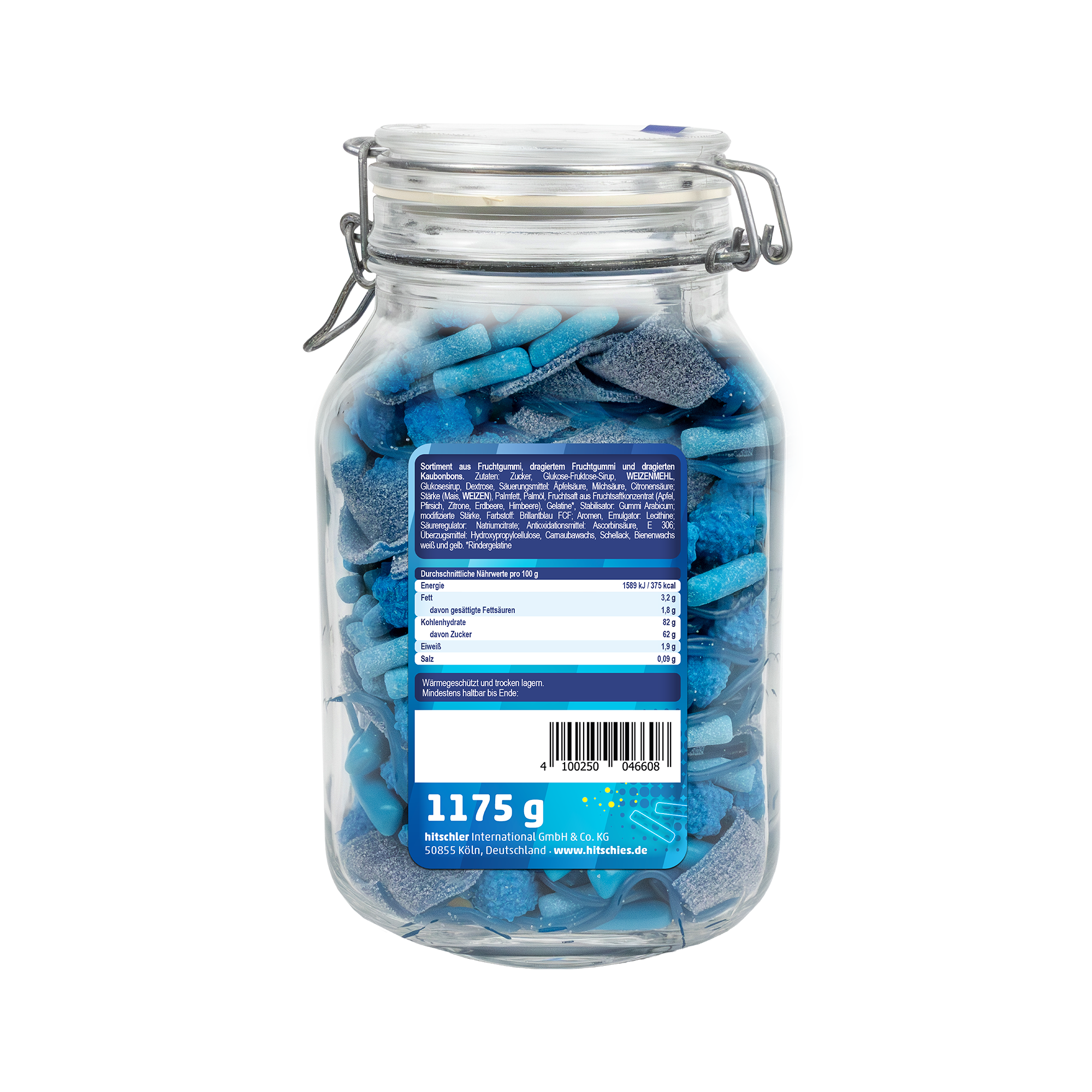 Nasch dein Ding. Glas blue Edition